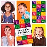 Dealing in Feelings Emotions Cards -Mixed Emotions Cards - Realistic Feelings Cards for Kids - Educational Emotion Cards for Parents, Therapists, Counselors, ABA