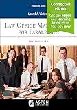 Law Office Management for Paralegals (Aspen Paralegal Series)