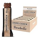 Barebells Protein Bars Caramel Cashew - 12 Count, 20g High Protein Treats - Chocolate Nutrition Bar with 1g Total Sugars - On-The-Go Breakfast or Post-Workout Snack