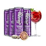 Sangria with Blood Orange Non Alcoholic Drinks - Alcohol Replacement Drinks for All Occasions, Mocktails Non-Alcoholic Drinks, Alcohol-Free Drinks Canned Mocktails (4-Pack)