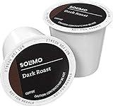 Amazon Brand - Solimo Dark Roast Coffee Pods, Compatible with Keurig 2.0 K-Cup Brewers 100 Count(Pack of 1)