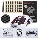 HOTLINEGAMES [Grip Upgrade] 2.0 Plus DIY Hexagon Version Gaming Mouse Grip Tape, Professional Mice Upgrade Kit,Sweat Resistant,Cut to Fit,Easy to Use
