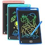 TQU 3 Pack LCD Writing Tablet for Kids, 8.5 Inch Colorful Doodle Board Drawing Tablet, Educational Learning Toys Birthday Gifts for Boys Girls Age 3 4 5 6 7 8