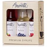 Amoretti Premium Syrups Berry 3 Pack (50ml)