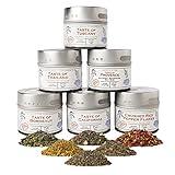 Salt-Free Gourmet Seasoning Collection | Non-GMO | 6 Magnetic Tins | Small Batch Spice Blends