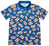 Tipsy Elves Kids Golf Kids Hot Dog Golf Shirt Size X-Small