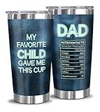 DrinkCanvas My Favorite Child Gave Me This Cup Tumbler with Lid, Christmas, Father's day, Birthday Gifts For Dad, Husband From Daughter, Son, Kids - 20oz Tumbler