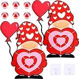 Large Size Valentine's Day Dart Board Games Gnome Dart Board Kit with Sticky Balls Hooks for for Valentine School Activities Classroom Indoor Outdoor Sports Party Games Gifts Supplies,27.5 x15.7inch