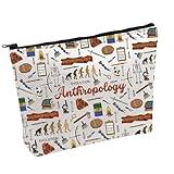 UJIMS Anthropology Gift Anthropologist Historian Cosmetic Bag Anthropology Student Gifts Anthropology Genealogist Gifts (Anthropology Bag)