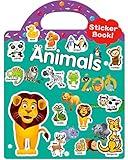 Benresive Reusable Sticker Book for Toddlers 2-4 Years, Fun Travel Stickers for Kids, Waterproof Sticker Books for Toddlers 1-3, Crafts Activities for Todddlers 1-3 2-4 3-5 - Animals Zoo