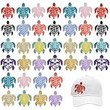 36 PCS Sea Turtle Iron on Patches Cute Turtle Embroidered Applique Multicolor Animal Sew On Patches Fashion Cloth Patch Clothing Decoration Accessories for DIY Backpacks Clothes Jeans Jacket Hats Bags