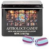 Archie McPhee Astrology Candy - A Cosmic Treat of Purple & Blue Striped Candies Inspired by the Magic and Mystique of New Age Bookstores