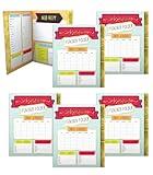 Carson Dellosa 6-Pack Substitute Teacher Folder, Schedules, Routines, Procedures, Classroom Management, Contact Information, and More with Pockets, Desk Organizer School Supplies