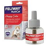 FELIWAY® MultiCat 30 Day Cat Calming Refill for Pheromone Diffuser, 48ml - 1x 30 Day - Helps Reduce Conflicts and Signs of Tension in Multi-Cat Households