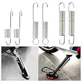 6PCS Motorcycle Kickstand Springs with 3 Size,Steel Kick Stand Spring of Mini Bike Kickstand,Universal Motorcycle Accessories Spring Kit for Bicycle Electric Minibike