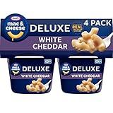 Kraft Deluxe White Cheddar Mac & Cheese Macaroni and Cheese Dinner, 4 ct Pack, 2.39 oz Cups