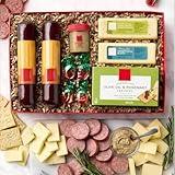 Savory Sausage & Cheese Gift Box | Gourmet Food Gift Basket Perfect For Family Christmas and Holiday Gifts 15.25oz