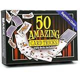 Magic Makers 50 Amazing Card Tricks Kit for All Ages with Trick Decks Included