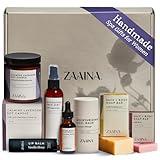 Spa Gift Set for Her - Relaxation Kit, Spa Kit for Women, Holiday Spa Gift Basket, Women's Pampering Gift Set, Spa Gifts for Mom, At Home Spa Kit Self Care Package, Christmas Gifts for Women, Birthday Gifts for Women by ZAAINA