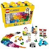 LEGO Classic Large Creative Brick Box 10698 Building Toy Set, Toy Storage Solution for Home or Classrooms, Interactive Building Toy for Kids, Boys, and Girls