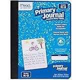Mead Primary Journal, Half Page Ruled Creative Story Tablet, Grades K-2, 7 1/2" x 9 3/4", 100 Sheets, Blue (09554)