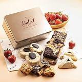 Cookie & Brownie Tin - Delicious, Fresh Baked Snacks - Gourmet Chocolate Fudge Brownie - Yummy Flavors for Every Special Occasion - Ideal Gift for Son, Dad, Family, Women, Men, Kids,