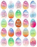 BleSky 60 Pack Easter Egg Tokens for Kids,Easter Reward Tokens Easter Prizes Stuffers Coins for Egg Hunt Prizes Easter Egg Fillers