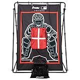 Franklin Sports Baseball Pitching Target and Rebounder Net - 2-in-1 Pitch Trainer and Pitchback Net - Baseball Return Screen and Pitching Practice Target