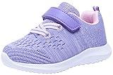 COODO Toddler/Little Kid Boys Girls Shoes Running Sports Sneakers (5 Toddler,Purple)