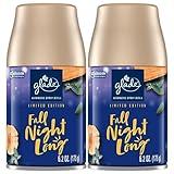 Glade Automatic Spray Refill, Air Freshener for Home and Bathroom, Fall Night Long, 6.2 Oz, 2 Count