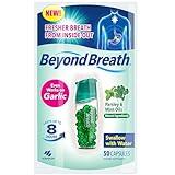 Beyond Breath Breath Freshening Capsules, Fresher Breath From Inside-Out, Even Works On Bad Breath From Garlic, Lasts Up To 8 Hours, 50 Capsules