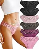 Which is Seamless Underwear for Women Sexy No Show Bikini Panties Lace Ladies High Cut Hipster Invisible Cheeky 6/9 Pack S-XL