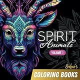 Coloring Book for Adults: Spirit Animals Volume 1 | Gabu's Coloring Books (Spirit Animals Series)