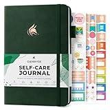 Clever Fox Self-Care Journal – Wellness & Daily Reflection Notebook – Mental Health & Personal Development Journal – Self-Care, Meditation & Mood Journal for Women & Men – A5 Size (Forest Green)