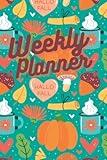 Weekly Planner, Grocery, and To-Do list- Fall Theme: Fill-in Dates weekly planner with lists on adjacent page for easy viewing. Fall themed with pumpkins, hot chocolate, etc.