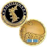 Korea War Veteran Engravable Challenge Coin