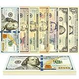 Alagoo 140 PCS Fake Money for Kids Pretend Play - Play Money for Teaching, Prop Money for Board Game, Moive, Magic