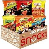 Frito Lay Flamin' Hot Mix, Variety Pack (Pack of 40), Packaging May Vary