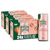 Maison Perrier Strawberry Flavored Sparkling Water, 11.15 FL OZ Can (24 count)