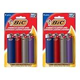 BIC Classic Maxi Pocket Lighter, Safe and Reliable, Assorted Colors, 8-Pack (Colors and Packaging May Vary)