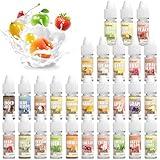 Food Flavoring Oil, 28 Flavors 100% Pure Natural Extract Liquid Oil - Water & Oil Soluble - Concentrated Candy Flavoring for Lip Balm, Baking, Drinks, Cooking, Soap - .25 Fl Oz (6 ml) Bottles