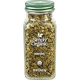 Simply Organic Parsley Flakes, 0.26-Ounce Jar, Fresh, Green-Leafy Taste, Vibrant Color Italian Parsley, Kosher, Organic