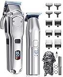 Jack & Rose Clippers and Trimmers Set, Cordless Hair Clippers for Men, Barber Clippers Set