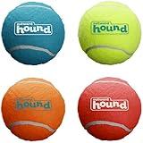 Outward Hound Squeaker Ballz Fetch Dog Toy, Medium - 4 Pack