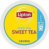 Lipton Sweet Iced Tea single serve capsules for Keurig K-Cup pod brewers, 22 Count