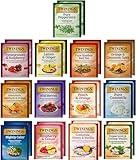 Twinings Herbal Tea Variety Pack - Caffeine Free, Decaf Tea Sampler - 26 Individually Wrapped Herbal Tea Bags Variety Pack - Assorted Tea Variety Pack - Pure Peppermint, Camomile, Lemon & Ginger, Honeybush Mandarin Orange, Plus 9 More Flavors