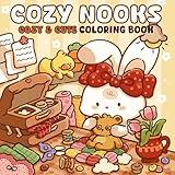 Cozy Nooks: A Soothing Coloring Book for Adults and Teens Featuring Warm Nooks for Relaxation and Stress Relief