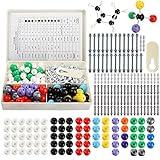 YOPAY 240 Pieces Molecular Model Kit, Organic and Inorganic Chemistry Molecular Structure Model, 86 Atoms and 153 Links and 1 Short Link Remover Tool