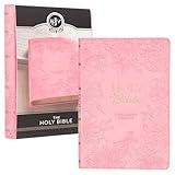 KJV Holy Bible, Gift Edition King James Version, Faux Leather Flexible Cover, Blossom Pink Floral (KJV Gift Editions)