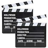 The Dreidel Company Movie Clapboard Hollywood Movie Film Theme Party Decorations, Academy Awards 7"x 8" (2-Pack)